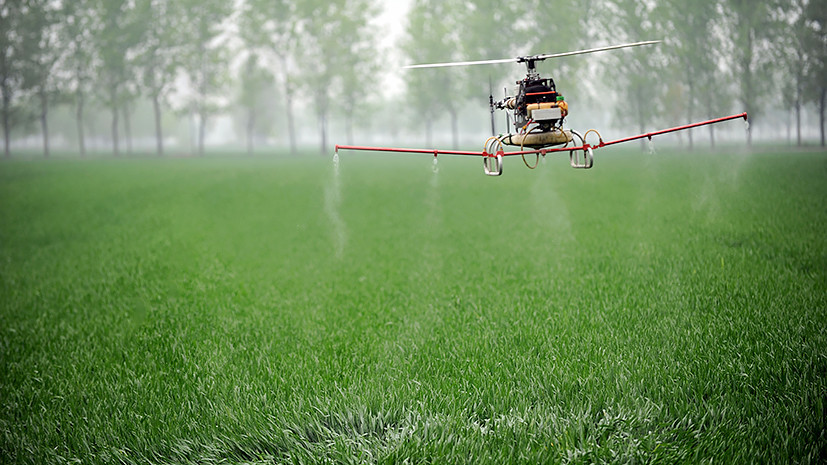 В сельском хозяйстве можно использовать дроны до 100 кг