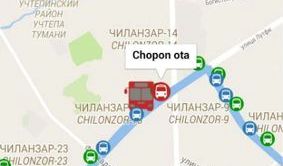 Чиланзар метро карта
