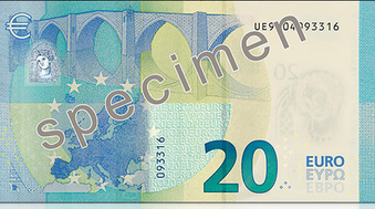 25 ноября ЕС вводит новую купюру в 20 евро